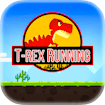 Бегущий T-Rex в цвете