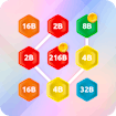 2048 Объединение Шестиугольников