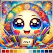 Игра-раскраска С Новым Годом 2024